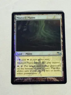 MTG FOIL Mistveil Plains Shadowmoor Magic the Gathering - Image 1