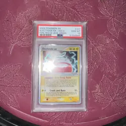 Pokemon Electrode Ex Holo PSA 10 Gem Mint 107/112 Ex Fire Red Leaf Green - Image 1