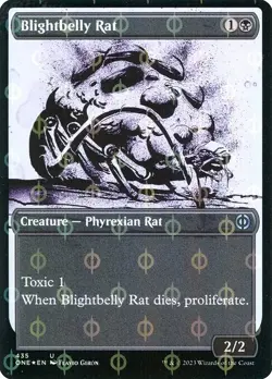 Blightbelly Rat (435) x4 4x Step-and-Compleat FOIL ONE NM MTG - Image 1
