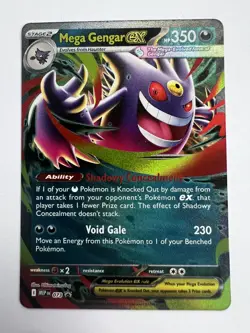 Pokemon TCG Mega Gengar EX 073 Black Star Promo Mega Moonlit Tin NM - Image 1