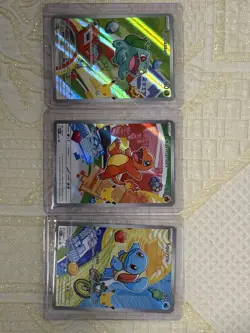 Pokemon First Partner Illustration Collection Series 1 Gen 1 Kanto Starters- (3) - Image 1