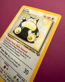 🔥 1999 Pokemon Snorlax Jungle Holo #11 WOTC Raw Excellent 🔥 - Image 3