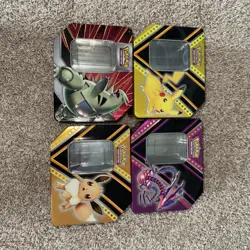 Pokemon Tins Empty Lot Of 4 - Image 1
