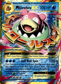 M Slowbro EX 27/108 Holo EX Rare Evolutions Pokemon Near Mint - Image 1