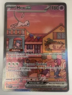 2023 Pokemon TCG Mew ex SVP 053 Scarlet & Violet Promo Full Art Holo English - Image 1