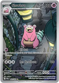 Slowbro 090/084 - Illustration Rare - Pitch Black - Pokemon TCG - NM - Image 1