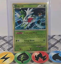 Pokemon TCG Shaymin 8/95 Unleashed Holo 2010 LP - Image 1