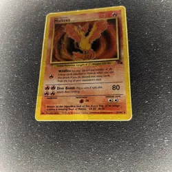 Pokemon TCG Moltres Fossil Rare 27/62 1999 Fire Basic Non-Holo - MP - Image 5