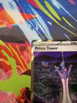 Prism Tower 111/086: Chaos Rising Stadium Reverse Holo Full Art. NM Pokemon - Image 2