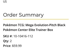 Pitch Black POKEMON CENTER ETB Elite Trainer Box PC ETB CONFIRMED PREORDER-7/17 - Image 3