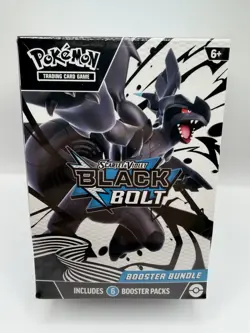 Pokemon TCG Scarlet & Violet Black Bolt Booster Bundle Box Sealed 6 Packs 🔥 - Image 1