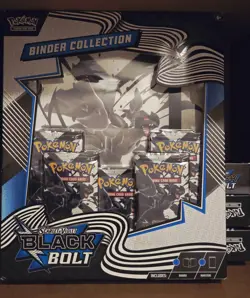 Pokemon TCG Scarlet & Violet 10.5 Black Bolt Binder Collection Sealed Lot of 4 - Image 3