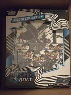 Pokemon TCG Scarlet & Violet 10.5 Black Bolt Binder Collection Sealed Lot of 4 - Image 4