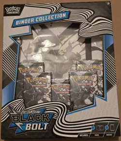 Pokemon TCG Scarlet & Violet 10.5 Black Bolt Binder Collection Sealed Lot of 4 - Image 5