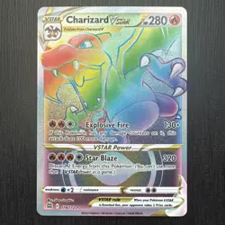 Pokemon Charizard VSTAR (Secret) Secret Rare SWSH09: Brilliant Stars 174/172 LP+ - Image 1