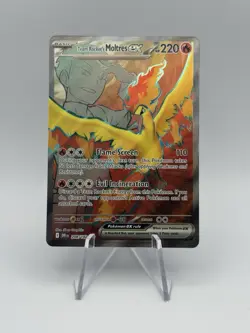 Pokemon TCG Team Rockets Moltres EX Destined Rivals 208/182 NearMint Condition - Image 1