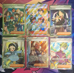 Pokemon TCG Prismatic Evolutions Full Art Holo Trainer Lot (6) NM - Image 1