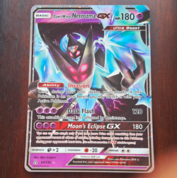 Jumbo Pokemon Dawn Wings Necrozma GX 63/156 Ultra Prism Holo Ultra Rare English - Image 1