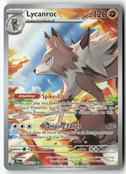 Lycanroc [JTG - 166/159] Illustration Rare SV09: Journey Together EN NM - Image 1