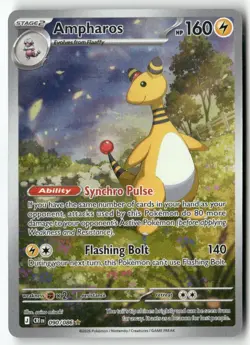 Ampharos [CRI - 090/086] Illustration Rare ME04: Chaos Rising EN NM - Image 1
