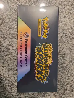 Pokemon TCG Scarlet And Violet Surging Sparks Pokemon Center ETB Sealed New - Image 2