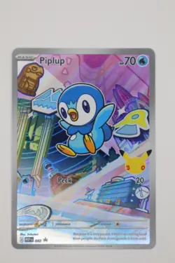 Piplup 42 - NM Black Star Promo - Pokemon First Partner Collection - Image 1