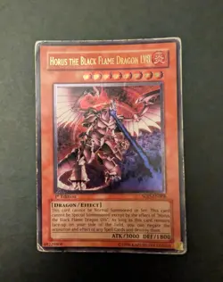 Yugioh Horus the Black Flame Dragon LV8 SOD-EN008 1st Edition Ultimate Rare - Image 3