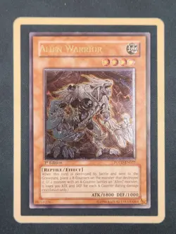 Yu-Gi-Oh! - Alien Warrior - POTD-EN027 - 1st ED Ultimate Rare Misprint - Image 1