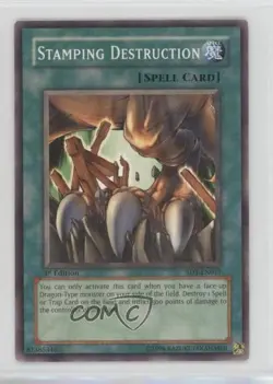 Stamping Destruction 1st Ed. YuGiOh Dragon's Roar Structure Deck #SD1-EN017 2005 - Image 1