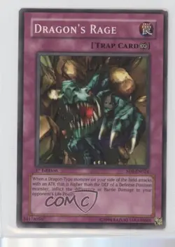 Dragon's Rage 1st Ed. YuGiOh Roar Structure Deck #SD1-EN024 2005 - Image 1