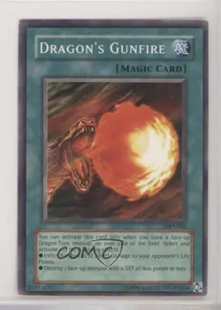 Dragon's Gunfire Unlimited YuGiOh Legacy of Darkness #LOD-045 2003 - Image 1