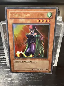 Konami Yu-Gi-Oh! Cyber Harpie Lady SP1-EN001 Ultra Rare Holo Limited ATK/DEF - Image 1