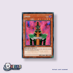 Yu-Gi-Oh! 1st Edition Jinzo Secret Rare Speed Duel: Battle City SBCB-EN147 LP - Image 1