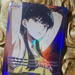 YOR FORGER SPY X FAMILY LA LAKERS ACG Anime Waifu Holo Girl Card - Image 2