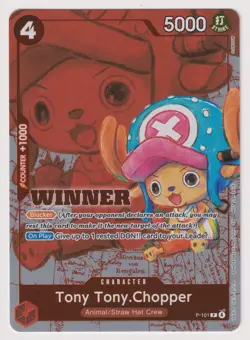 Tony Tony Chopper P-101 Winner Promo NM One Piece TCG English - Image 1