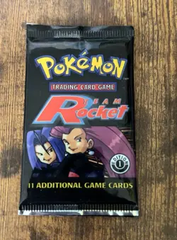 Pokemon TCG Team Rocket 1st Edition Booster Pack 11 Cards English WotC 2000 - Image 1