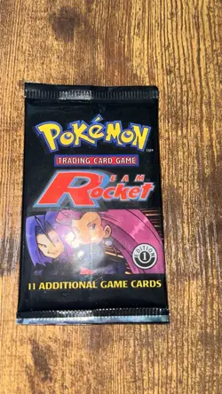Pokemon TCG Team Rocket 1st Edition Booster Pack 11 Cards English WotC 2000 - Image 3