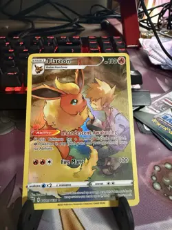 Pokemon Card Flareon TG01/TG30 Brilliant Stars Trainer Gallery Near Mint - Image 1