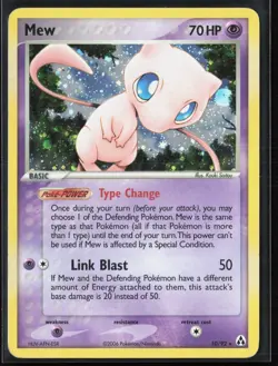 Mew 10/92 EX Legend Maker 2006 Holo Rare Pokemon Card - Image 1