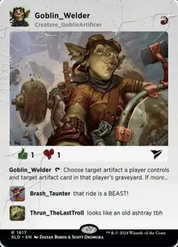 Mtg Goblin Welder Secret Lair Regular Non Foil - Image 1