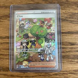 Pokemon TCG Clive Special Illustration Rare Card Paldean Fates - Image 2