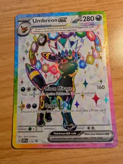 Umbreon and Espeon Promo Pokemon Card Set SVP175/SVP176 Prismatic Evolution - Image 3