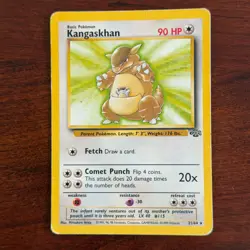 Kangaskhan 21/64 Non Holo Rare Jungle Pokemon Card DMG - Image 1