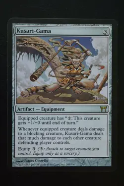 Magic The Gathering MTG KUSARI-GAMA Champions of Kamigawa LP Lightly Played - Image 1