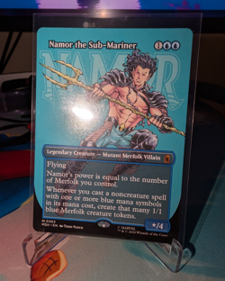 MTG Namor the Sub-Mariner M 0362 Marvel Secret Lair Full Art Non-Foil - Image 1