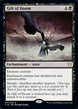 x1 Gift of Doom R MTG Commander 2019 M/NM, English - Image 1