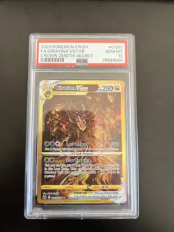 Pokemon Giratina Vstar GG69/GG70 Crown Zenith PSA 10 Gem Mint - Image 1
