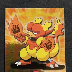 Magmar #126 Holo Foil Pokemon Topps Series 2 Italiano Nearmint - Image 2