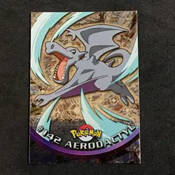 Aerodactyl #142 Holo Foil Pokemon Topps Series 2 Italiano Nearmint - Image 1