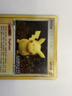 2005 Pokemon Ditto - Pikachu 39/113 - Ex Delta Species REVERSE HOLO FOIL STAMPED - Image 5